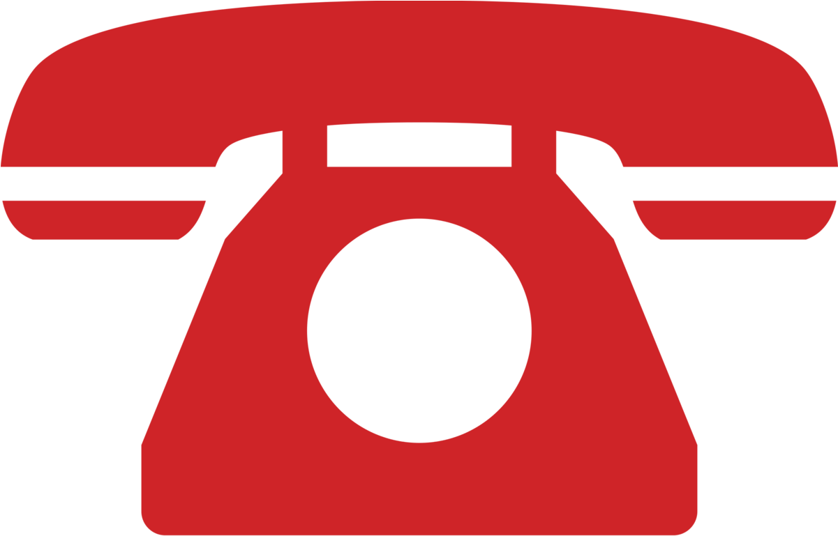 Telephone Icon Png Red (1200x1200), Png Download