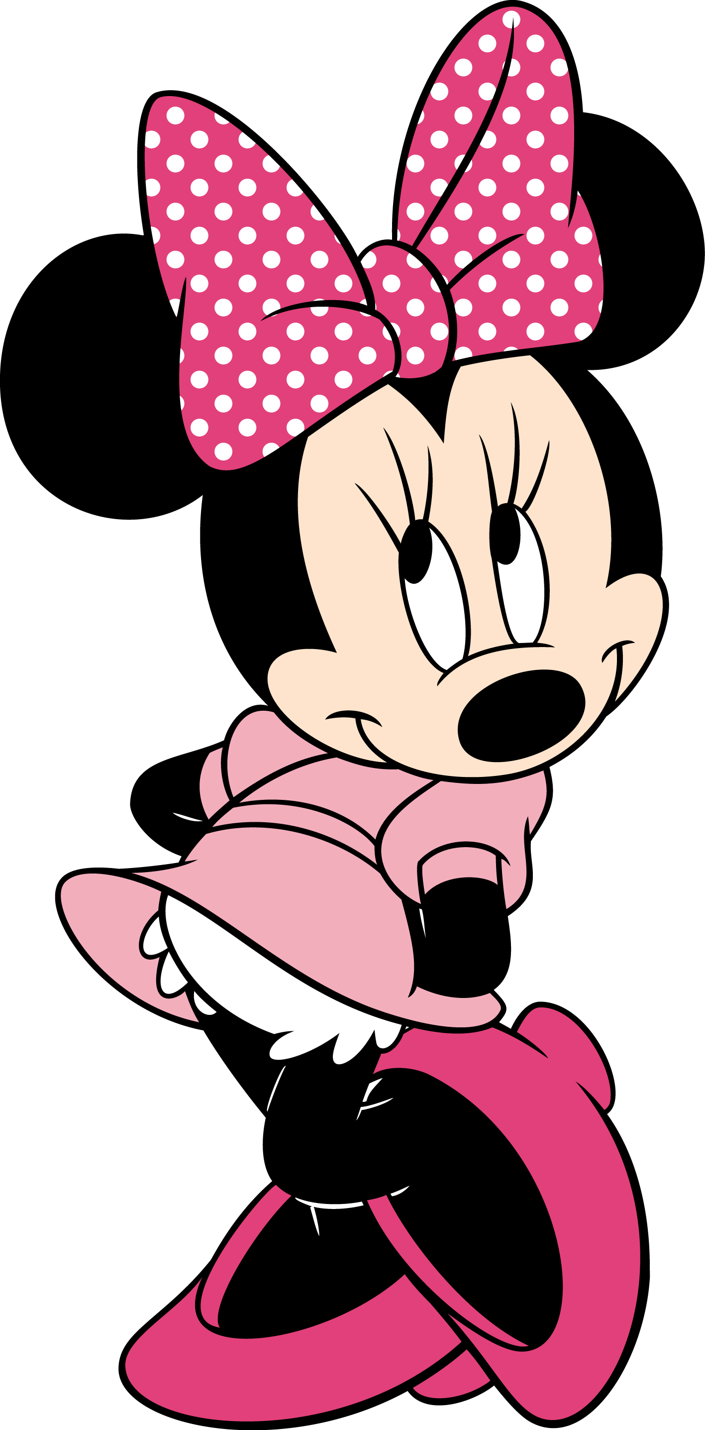 Minnie Mouse Image I Used For Table Decoration - Minnie Mouse Png (1417x2873), Png Download