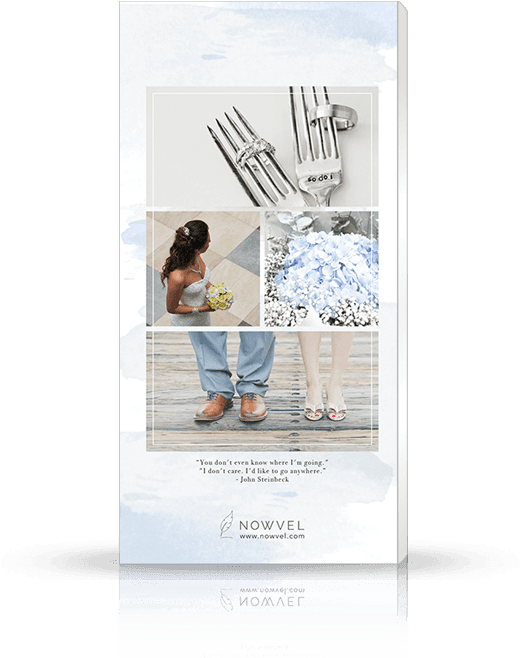 Back Photo Book Cover Designed For Honeymoon And Anniversaries - Flyer (950x891), Png Download