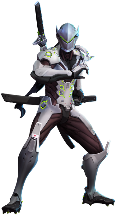 Overwatch Genji Png - Heroes Of The Storm Genji Png (300x557), Png Download