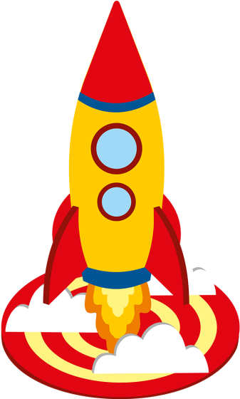 Startup Rocket Launch Illustration, Startup, Business, - Marketing (640x640), Png Download