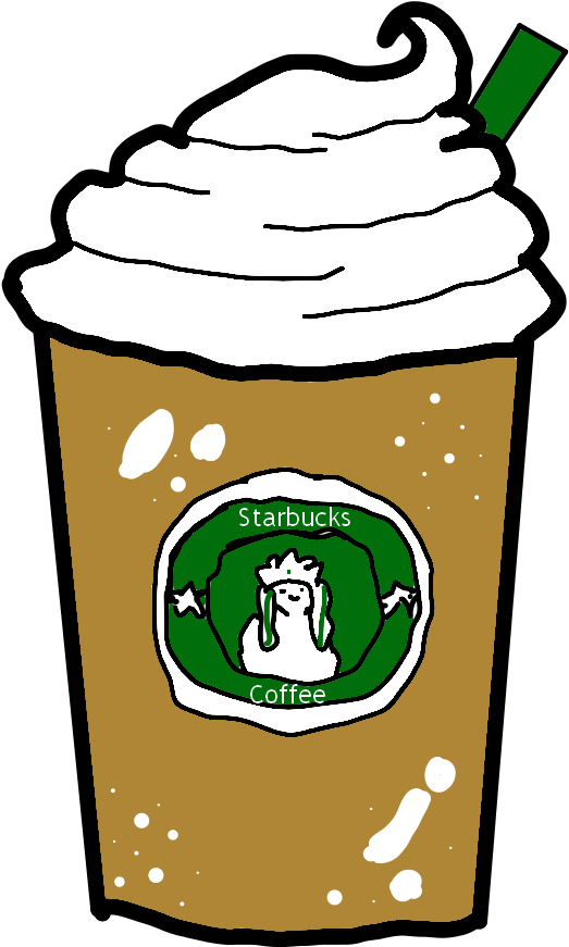 Coffee Drawing Starbucks Clip Art - Starbucks Coffee Drawing (748x1069), Png Download