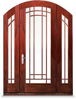 Wood Door - Door (380x351), Png Download