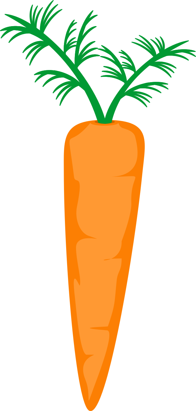 Carrot - Clip Art (631x1321), Png Download