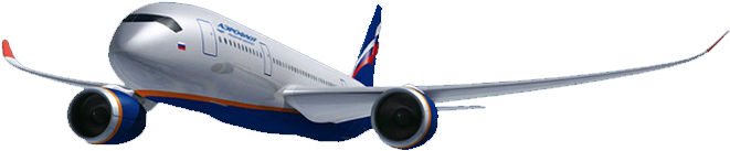 Aeroflot - Home Page - Aircraft Aeroflot Png (750x250), Png Download