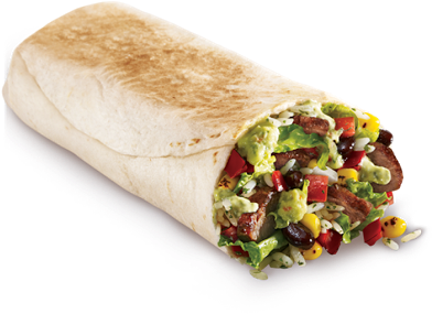 Mexican Burrito Png Jpg Transparent - 50 Fast Food Recipes (400x312), Png Download