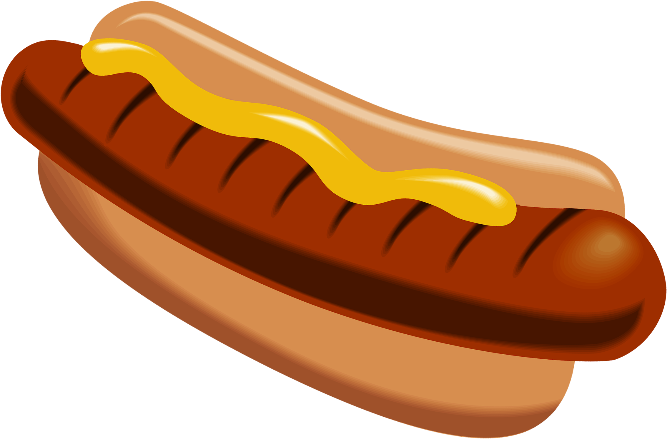 Hotdog Clipart (2320x1554), Png Download