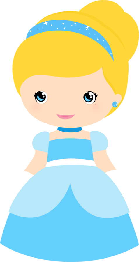 Baby Clipart Cinderella - Cenicienta Cute (477x900), Png Download