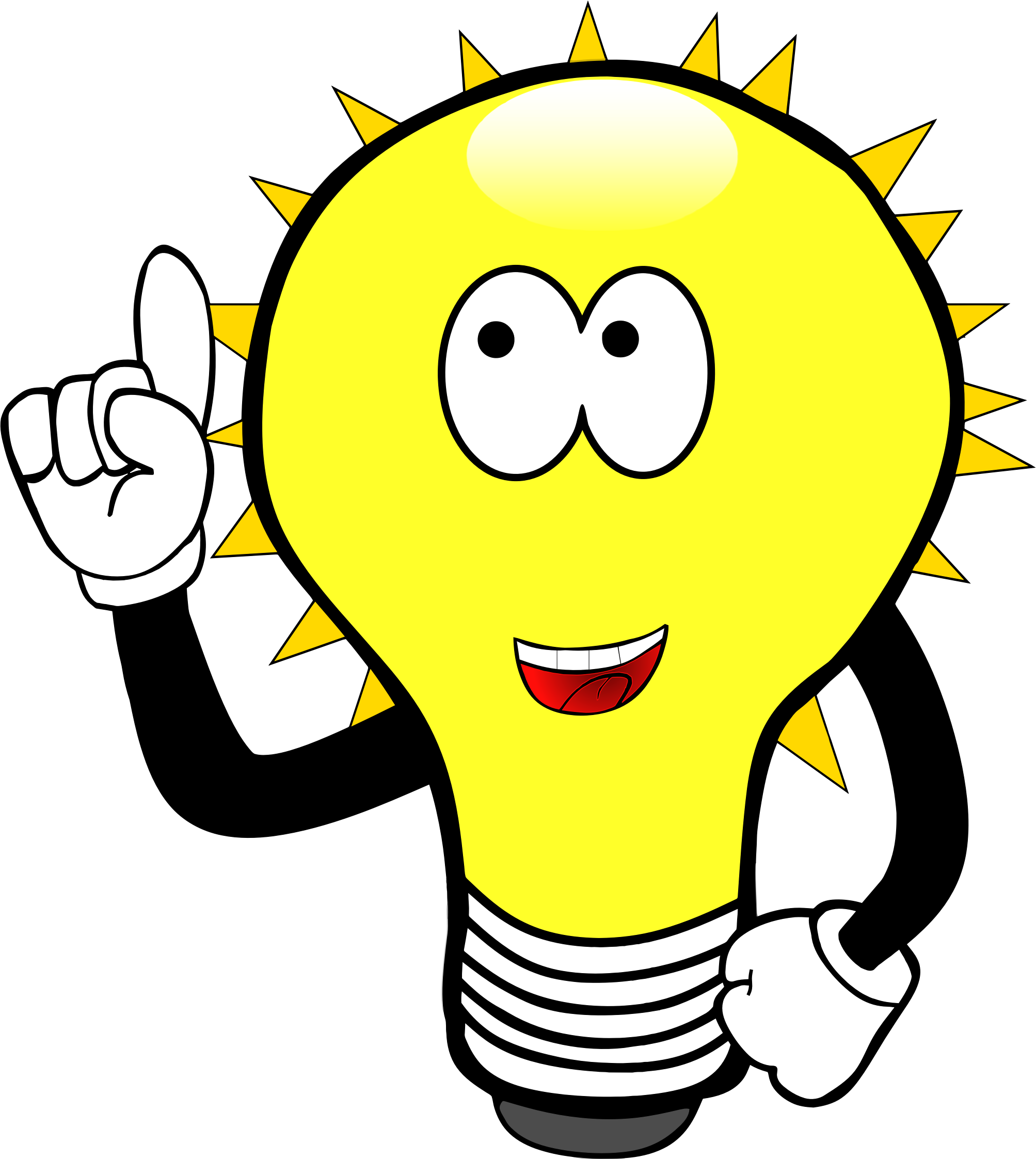 Big Image - Lightbulb Clipart (2007x2245), Png Download