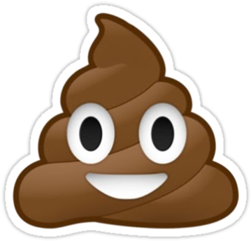 Brown Poop Emoji - Whatsapp Poop Emoji Png (375x360), Png Download