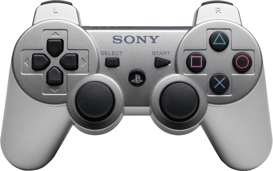 Game Controller Png Image - Dual Shock 3 Wireless Ps3 Controller For Sony Ps3 Blue (1103x691), Png Download