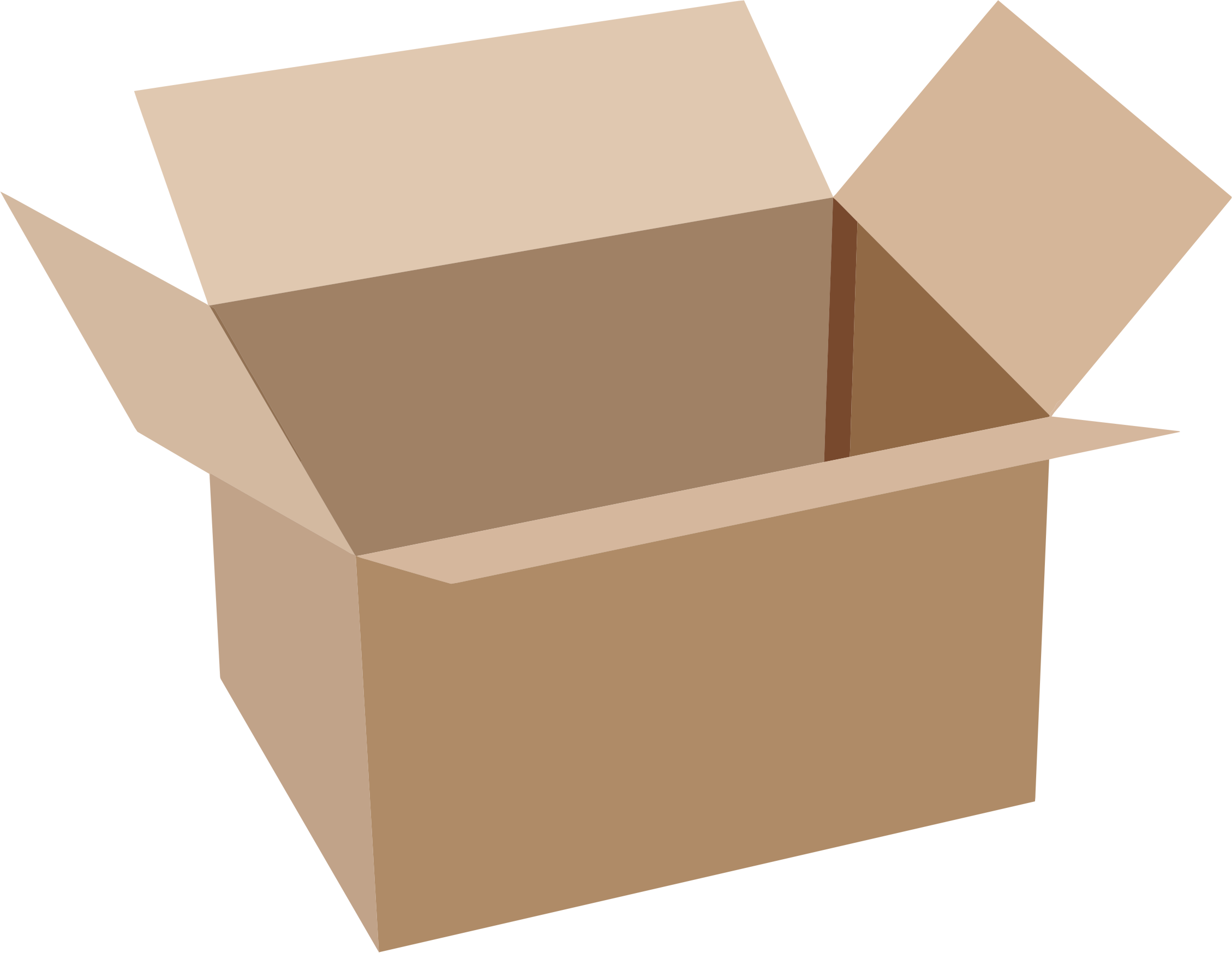 Box With White Background (2258x1747), Png Download