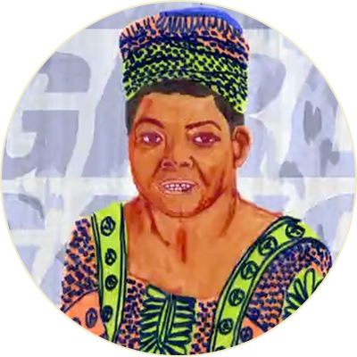 Maya Angelou Circle - Maya Angelou (400x400), Png Download