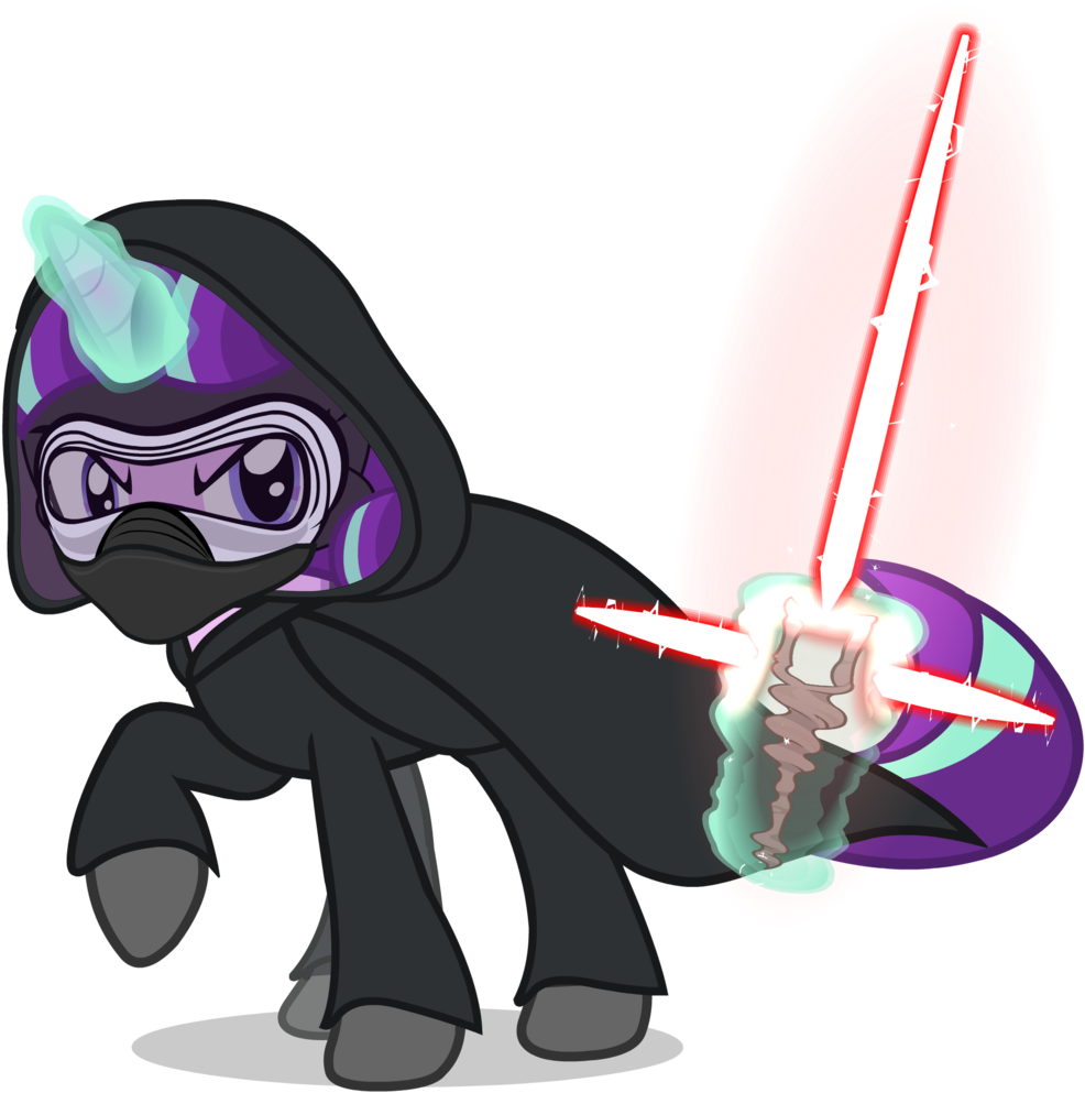 Porg Drawing Kylo Ren - Starlight Glimmer Kylo Ren (1024x1024), Png Download