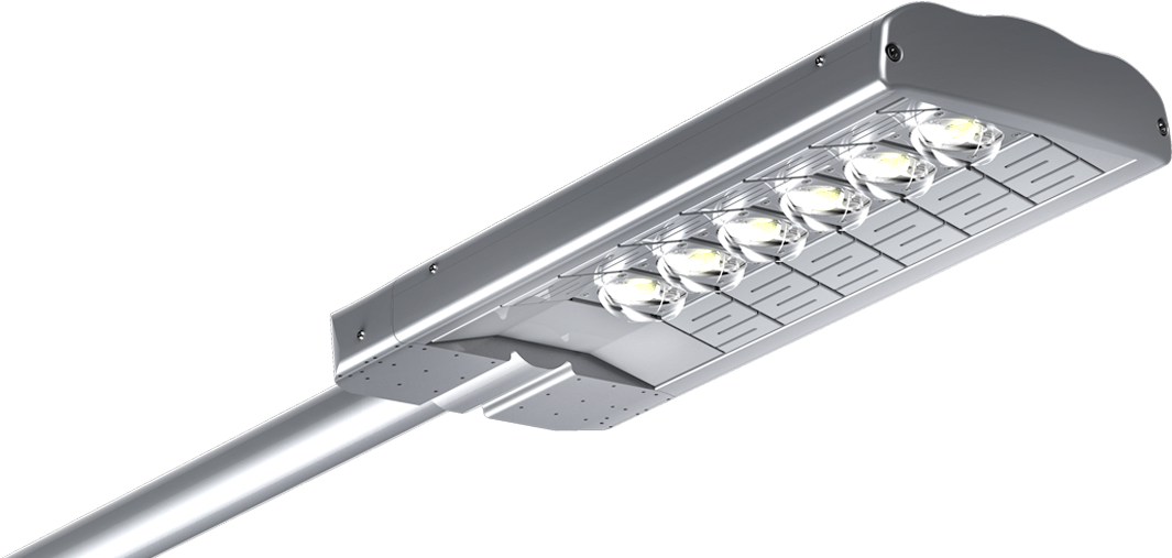 Hicross Led Street Light - Light Emitting Diode Led Lamp (1094x525), Png Download