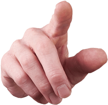 Pointing Finger No Background (403x417), Png Download