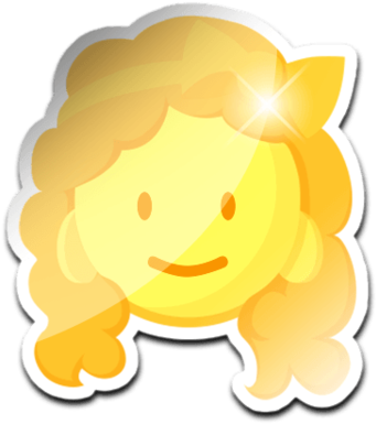 Golden Firework - Cartoon (480x480), Png Download