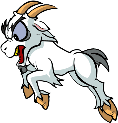 Download Cursed Goat Goat Head Cartoon Png Full Size PNG Image PNGkit