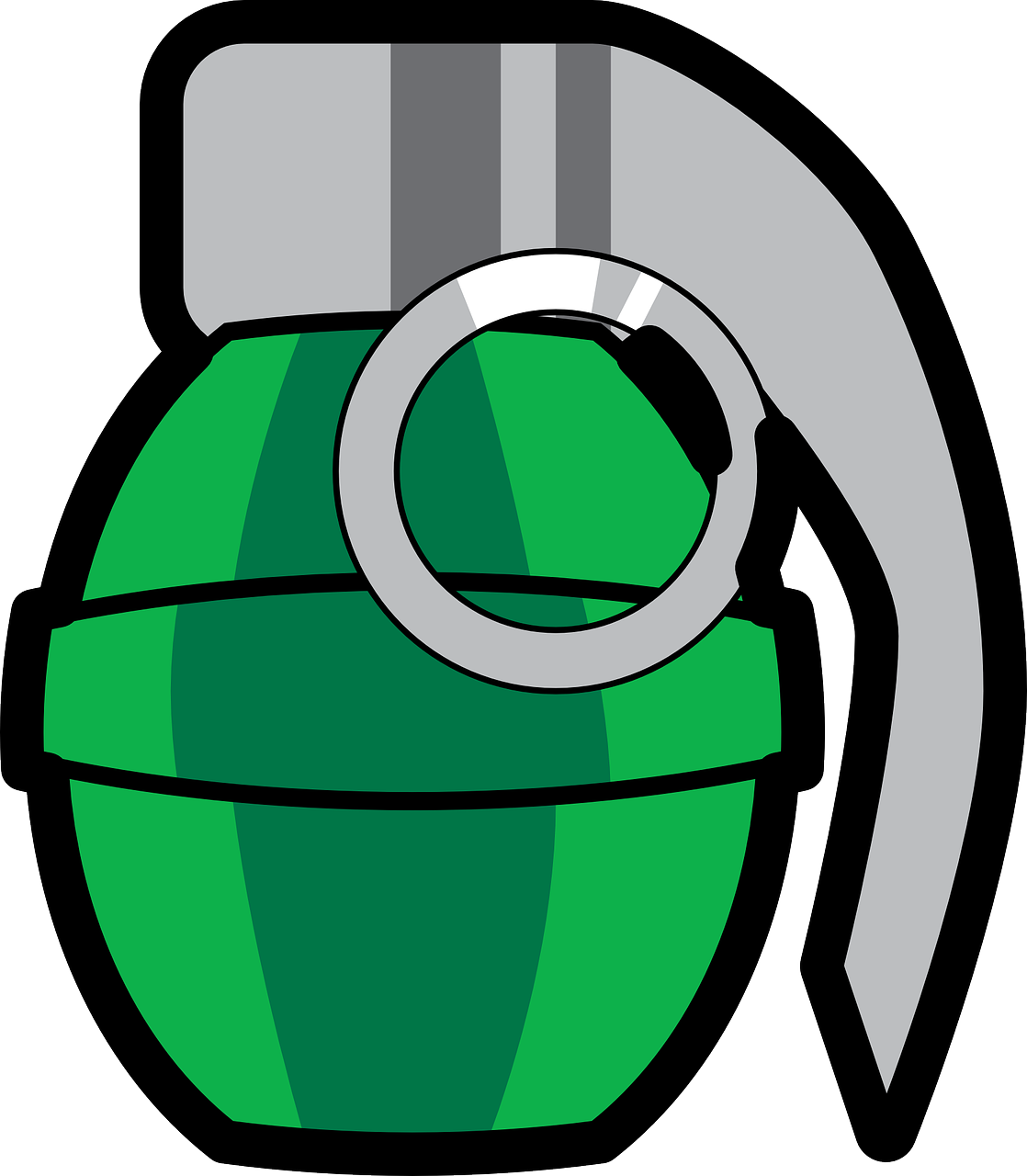 Grenade - Clipart Grenade (718x800), Png Download