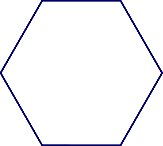 Hexagon Png Image - Hexagone Png (527x474), Png Download