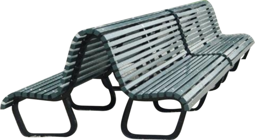 Multi Seater Park Bench - Chair (500x275), Png Download