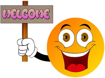 Cartoon, Welcome, Hello, Joy, Laugh - Welcome Cartoon (375x340), Png Download