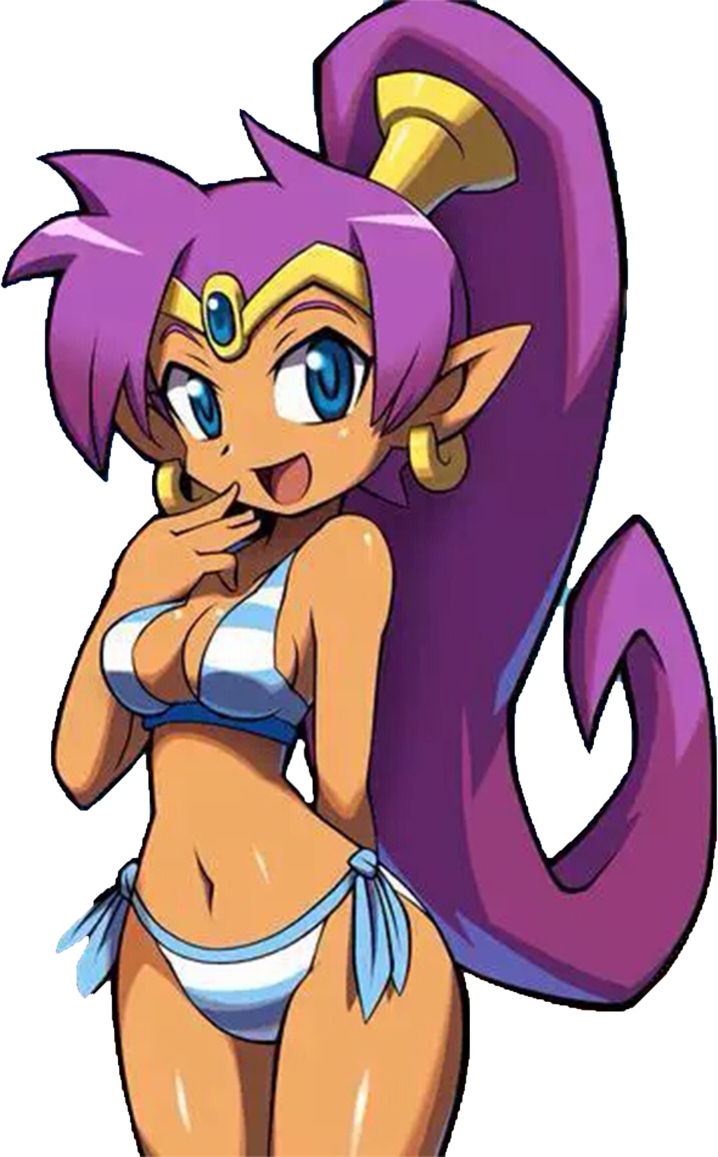 Bikini Outfit - Shantae In A Bikini (1024x1649), Png Download