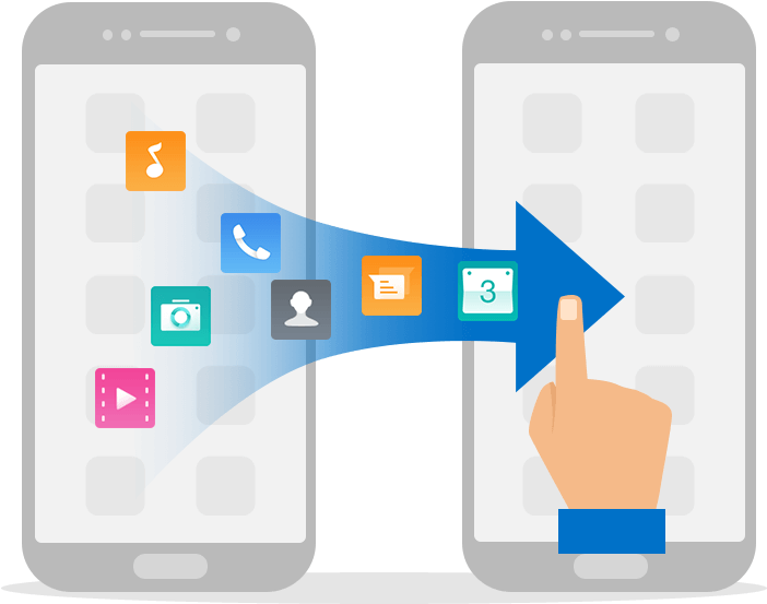 To Transfer From Your Old Phone And Click On Start - Mobile Phone (757x630), Png Download