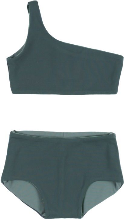 Little Creative Factory Asymmetric Bikini Girl - Little Creative Factory Swimsuit (960x720), Png Download