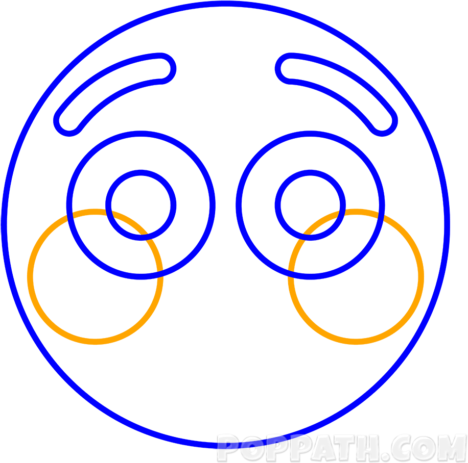 Draw Another Circle Underneath The Eyes And Above The - Journal Of Bone And Joint Surgery (1000x1000), Png Download