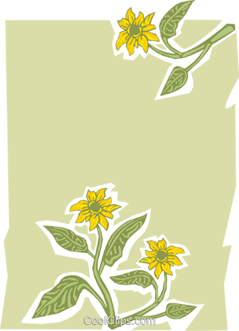 Flower Background Royalty Free Vector Clip Art Illustration (347x480), Png Download