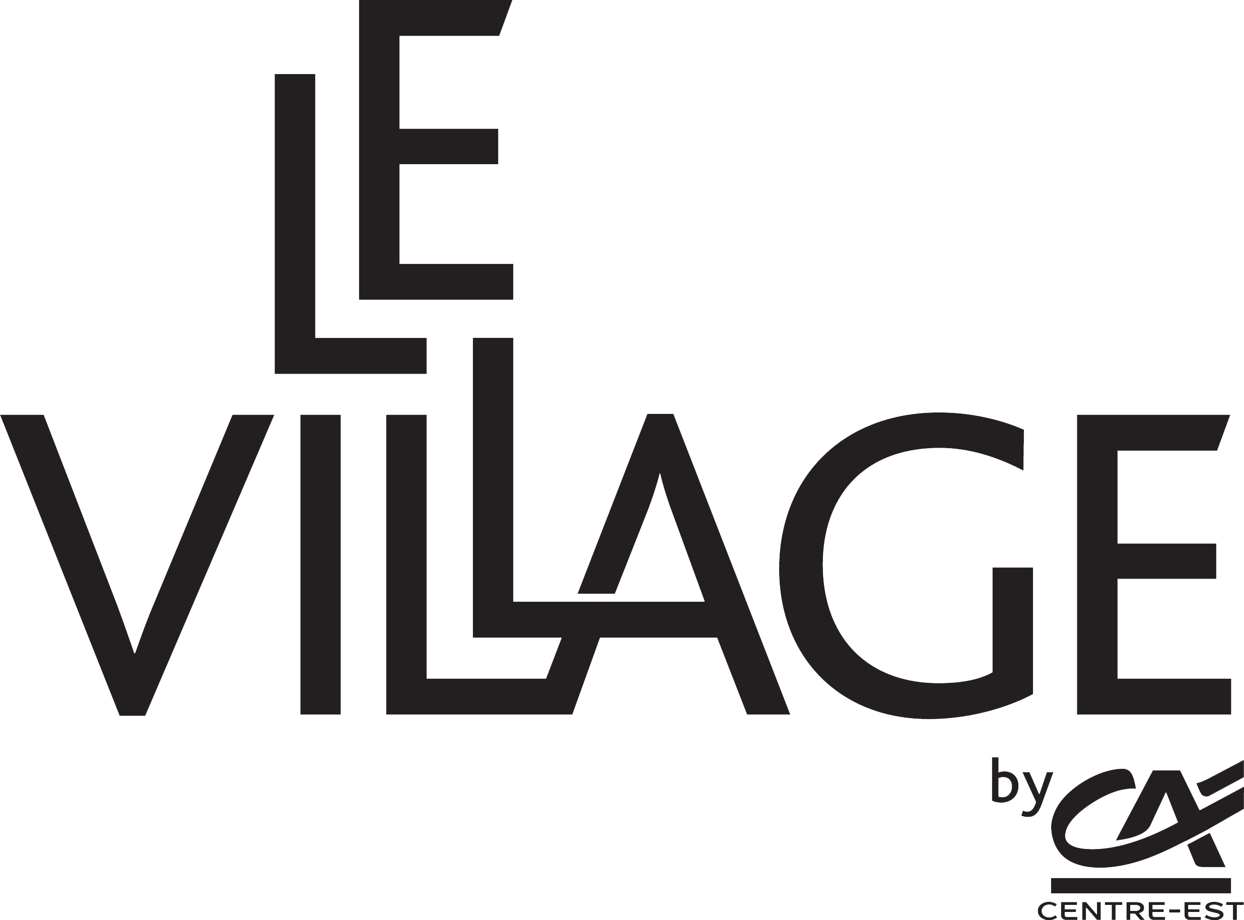 Logo Village Png Sans Fond - Credit Agricole (2470x1827), Png Download