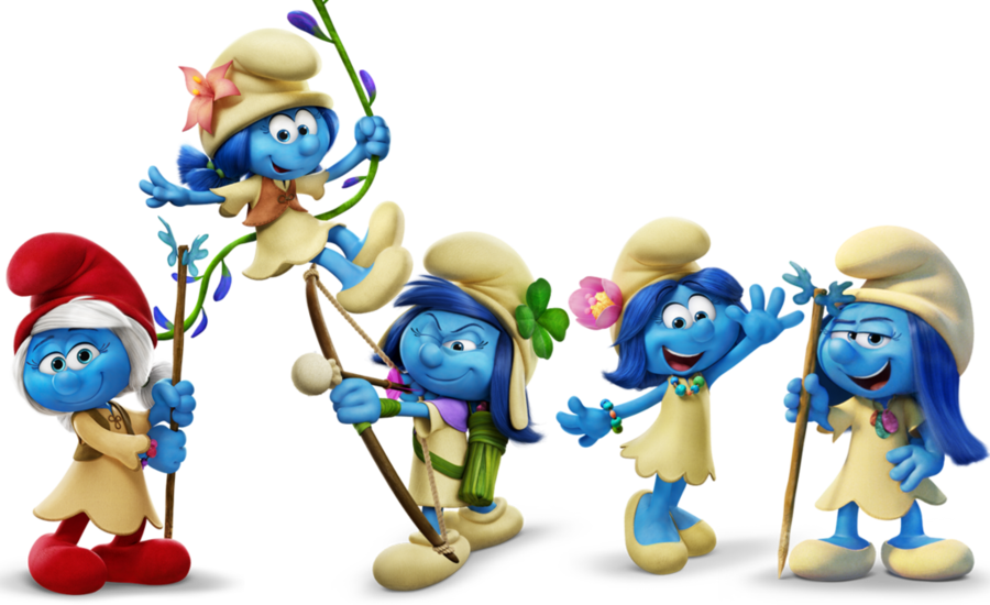 Download Smurfs The Lost Village Png Clipart Papa Smurf - Smurfette And The Lost Village (900x550), Png Download