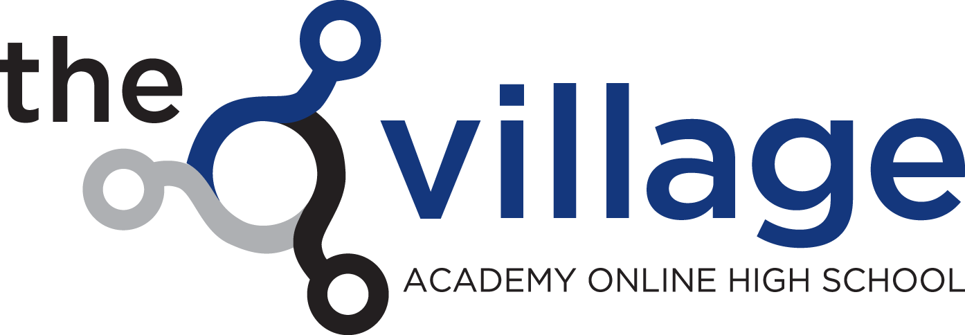 Village Students Working Outside The Village Color - Graphic Design (1394x484), Png Download