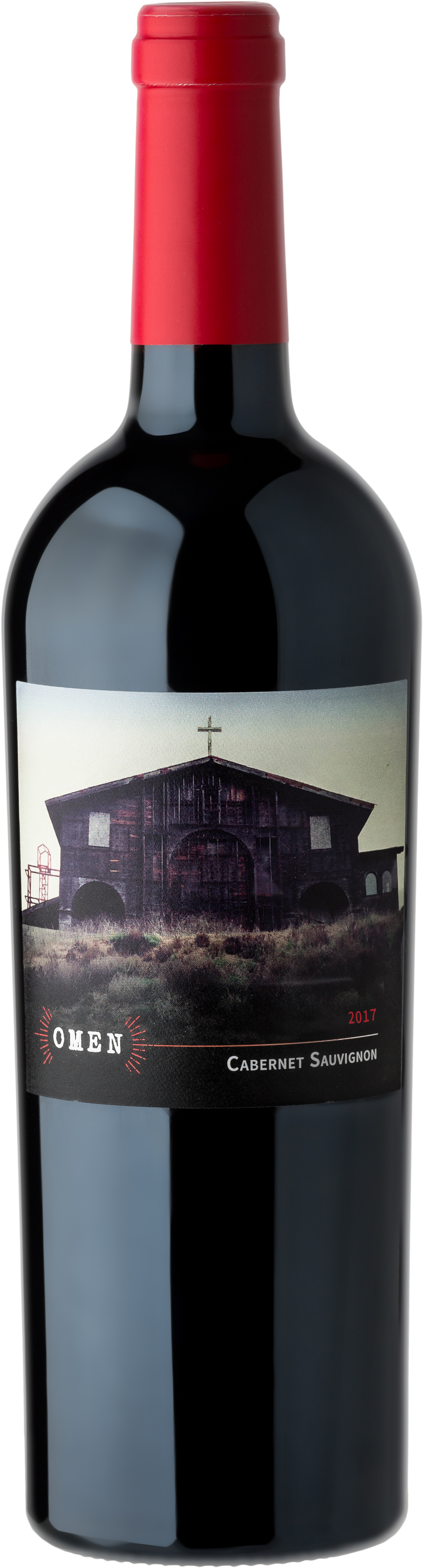 Label Art - Omen Cabernet Sauvignon (1612x5622), Png Download