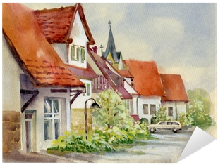 Watercolor Landscape Collection - Redington: A Collection Of Fiction Stories (400x400), Png Download