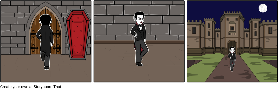 Dracula - Cartoon (1164x385), Png Download