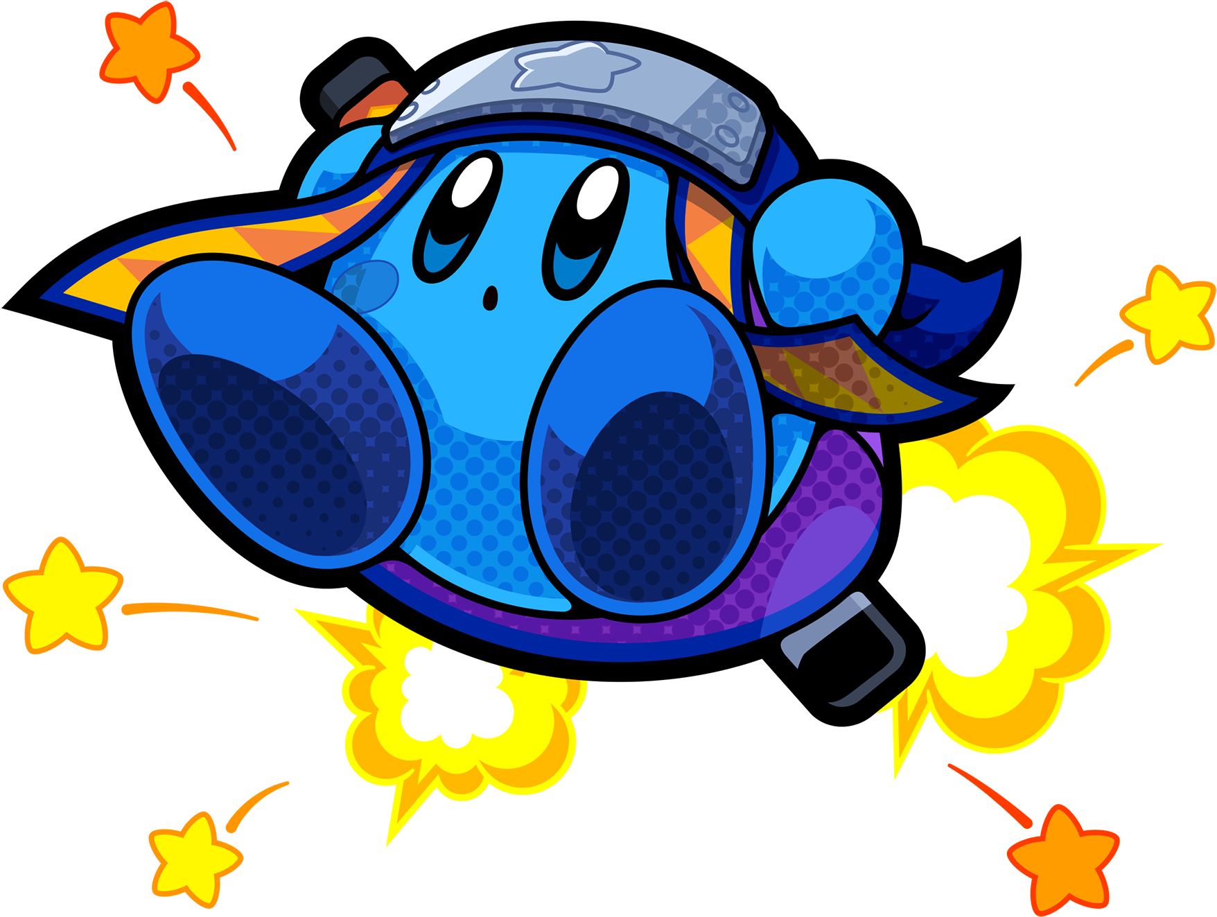 Kirby Battle Royale Art (2000x1640), Png Download