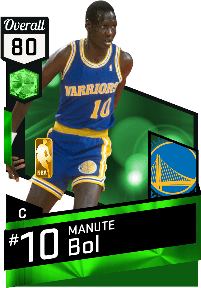 Manute Bol - Brian Grant Nba 2k17 (651x941), Png Download