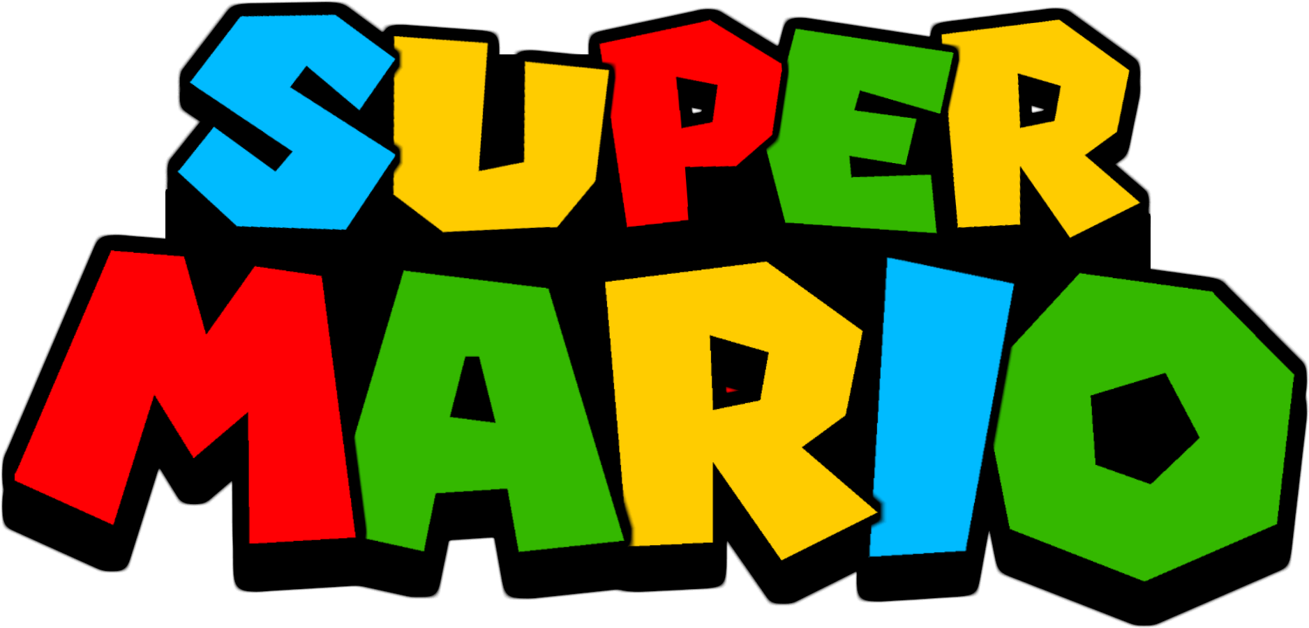 Just Made Mario Logo From Scratch - Nintendo Supermario Amiibo Toad For Wiiu (1920x1080), Png Download