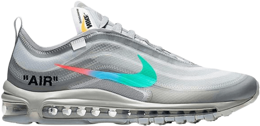 nike air max 97 off white transparent