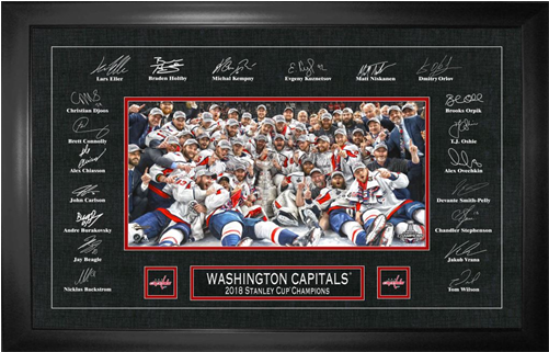 Washington Capitals 2018 Stanley Cup Team Celebration - Ovechkin Backstrom Stanley Cup (500x500), Png Download