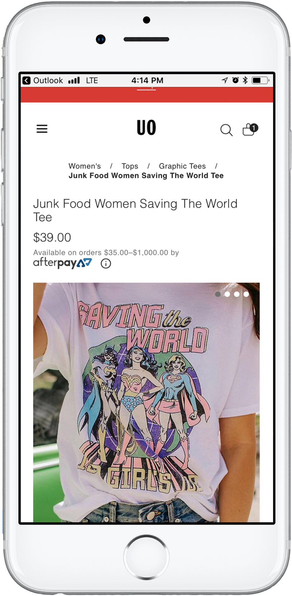 This Undated Image Provided By Afterpay Shows An Advertisement - Payment (1027x2017), Png Download