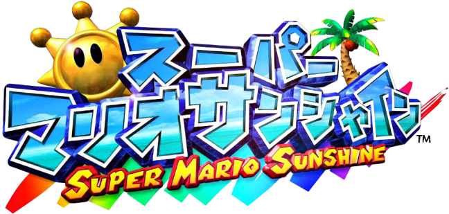 Super Mario Sunshine Logo Png Free Library - Super Mario Sunshine Nintendo (700x525), Png Download