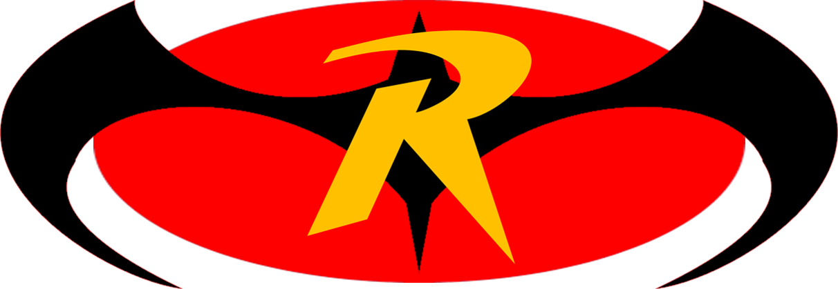 Of Course There Was No Nightwing And Stylized Robin - Tim Drake Robin Symbol (1212x419), Png Download