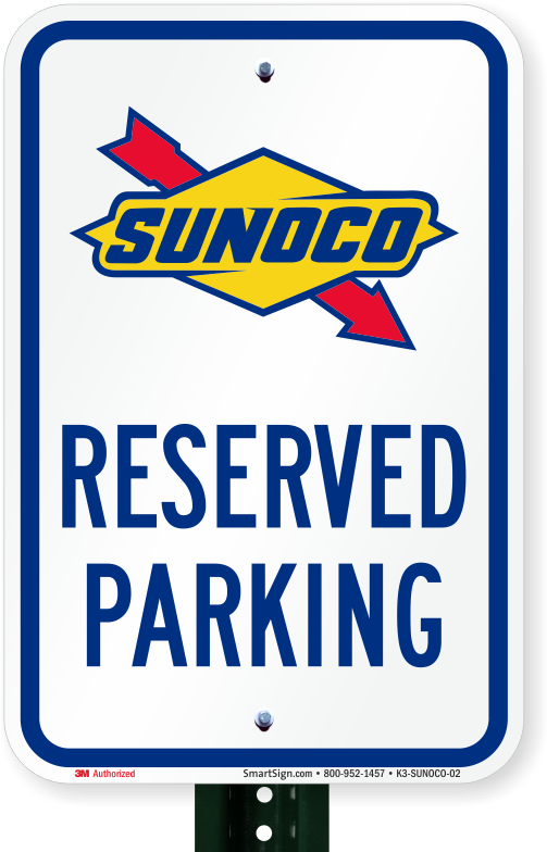 Reserved Parking Sign, Sunoco - Van Accessible Parking Sign (800x800), Png Download