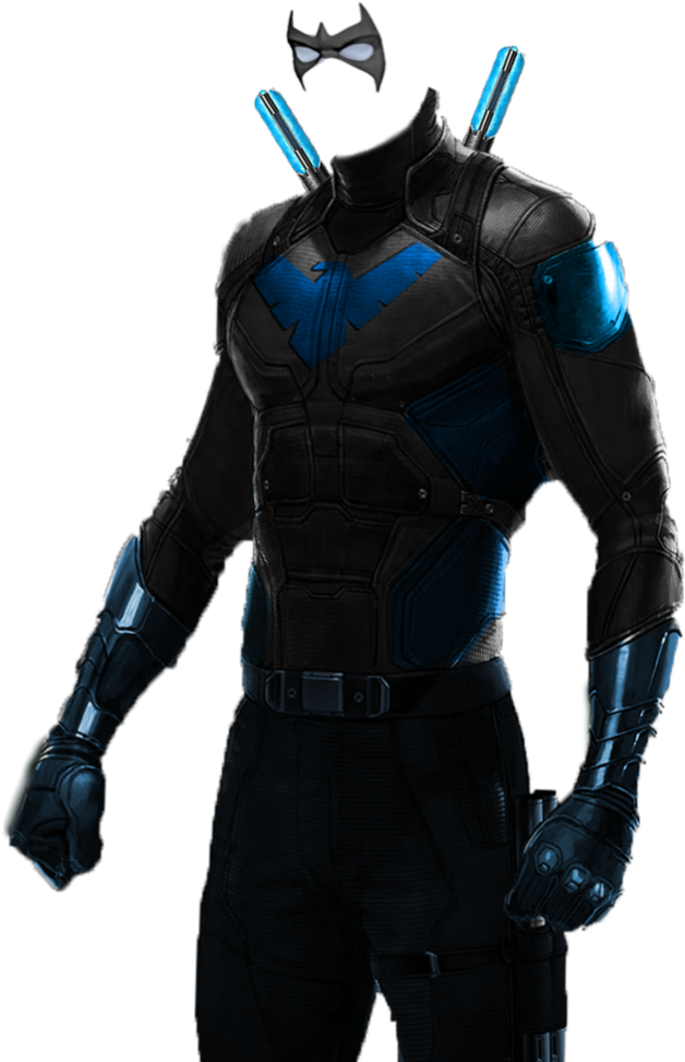 Png Nightwing Clip Art Royalty Free - Nightwing Png (733x1090), Png Download