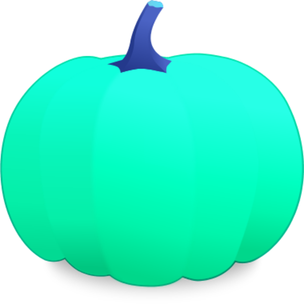 28 Collection Of Teal Pumpkin Clipart - Sad Jack O Lantern (600x600), Png Download