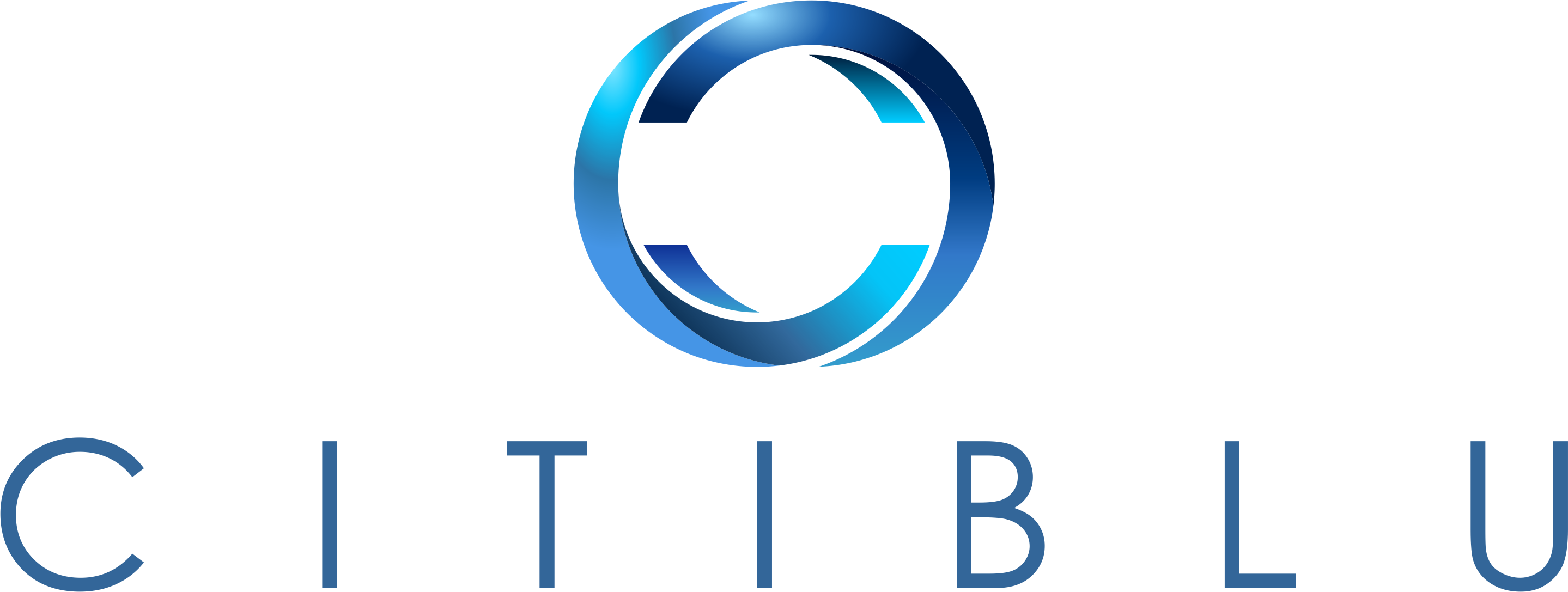 Citiblu (2878x1087), Png Download