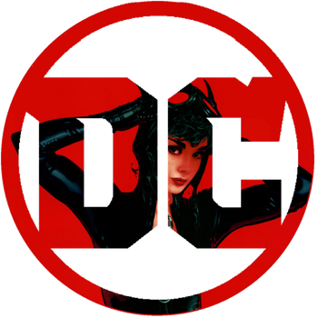 Dc Logo For Catwoman By Piebytwo - Dc Comic Logo Png (350x350), Png Download